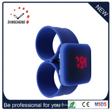 2015 Blue Charm Silicone LED Slap Wrist Watch (DC-944)